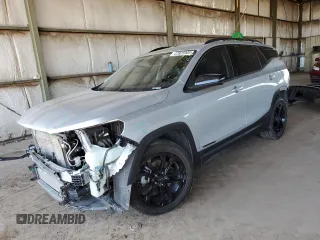 2020 GMC Terrain SLT with VIN 3GKALPEX1LL299343, listed as a Copart auction lot 47825905 with 59,523 mi miles and Salvage Title. Bid and sale history available at carsss.com. Image 1.