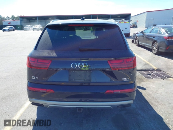 2017 Audi Q7 Premium Plus with VIN WA1LAAF79HD043044, listed as a IAAI auction lot 41692975 with 109,430 mi miles. Bid and sale history available at carsss.com. Image 16.