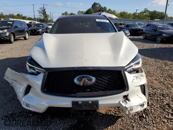 2022 Infiniti QX50 Luxe with VIN 3PCAJ5BB3NF107145, listed as a Copart auction lot 70091034 with 35,513 mi miles and Salvage title. Bid and sale history available at DreamBid. Image 5.