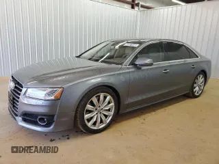 2016 Audi A8 L 4.0T Sport with VIN WAU43AFD5GN010106, listed as a Copart auction lot 48551645 with 154,079 mi miles and Clean Title. Bid and sale history available at carsss.com. Image 1.