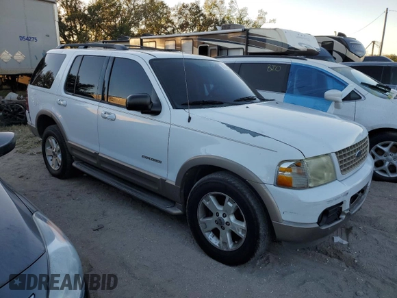 2004 Ford Explorer Eddie Bauer with VIN 1FMZU64K54UA40109, listed as a Copart auction lot 81902684 with 218,867 mi miles and Salvage title. Bid and sale history available at DreamBid. Image 4.