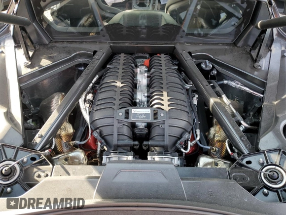2025 Chevrolet Corvette 1LZ with VIN 1G1YD2D36S5600639, listed as a Copart auction lot 86425904 with 463 mi miles and Salvage Title. Bid and sale history available at DreamBid. Image 12.