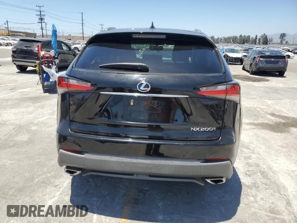 2016 Lexus NX 200t with VIN JTJYARBZ7G2042418, listed as a Copart auction lot 61241925 with 51,543 mi miles and Salvage title. Bid and sale history available at DreamBid. Image 6.