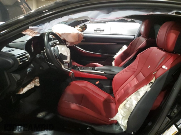 2020 Lexus RC with VIN JTHGZ5DC2L5010203, listed as a Copart auction lot 40012814 with 23,104 mi miles. Bid and sale history available at carsss.com. Image 7.