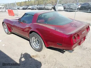 1981 Chevrolet Corvette with VIN 1G1AY8769B5102708, listed as a IAAI auction lot 41895949 with 98,292 mi miles. Bid and sale history available at carsss.com. Image 3.