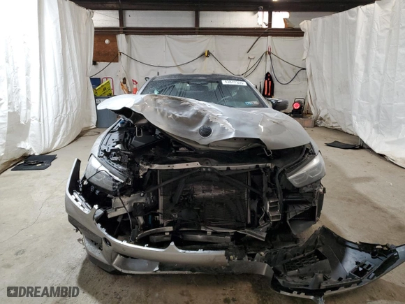 2020 BMW M8 with VIN WBSAE0C05LCD49641, listed as a Copart auction lot 43877355 with 0 mi miles and Salvage Title. Bid and sale history available at carsss.com. Image 5.