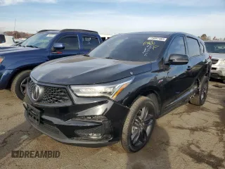 2019 Acura RDX w/A-Spec Pkg with VIN 5J8TC2H64KL019405, listed as a Copart auction lot 75897483 with 51,533 mi miles. Bid and sale history available at carsss.com. Image 1.