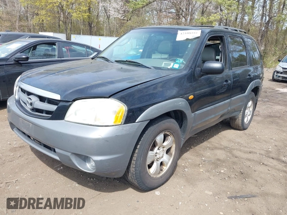 2002 Mazda Tribute LX with VIN 4F2YU08152KM63439, listed as a IAAI auction lot 42108181 with 146,428 mi miles and . Bid and sale history available at carsss.com. Image 6.