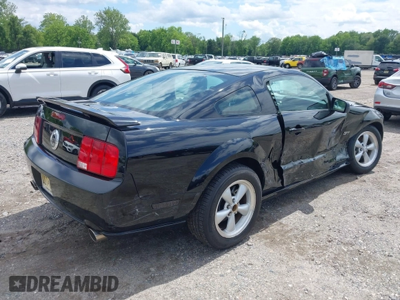 2007 Ford Mustang GT Deluxe with VIN 1ZVHT82H275346816, listed as a IAAI auction lot 42341547 with 89,870 mi miles and . Bid and sale history available at DreamBid. Image 4.