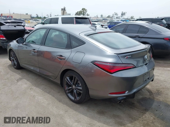 2024 Acura Integra w/A-Spec Package with VIN 19UDE4H33RA022981, listed as a IAAI auction lot 42344974 with 15,838 mi miles and . Bid and sale history available at DreamBid. Image 3.