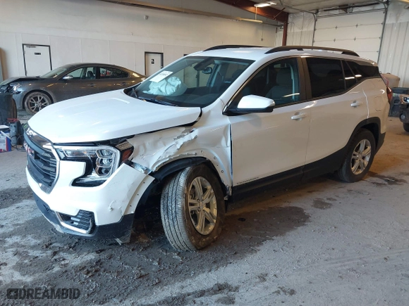 2024 GMC Terrain SLE with VIN 3GKALTEG4RL219079, listed as a IAAI auction lot 41208052 with 9,189 mi miles. Bid and sale history available at carsss.com. Image 17.