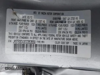 2012 Mazda CX-9 Grand Touring with VIN JM3TB3DV2C0353558, listed as a IAAI auction lot 41397266 with 158,843 mi miles and . Bid and sale history available at DreamBid. Image 9.