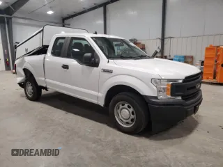 2020 Ford F-150 XL with VIN 1FTEX1CP0LKD41164, listed as a Copart auction lot 85429884 with 161,444 mi miles and Salvage Title. Bid and sale history available at DreamBid. Image 4.