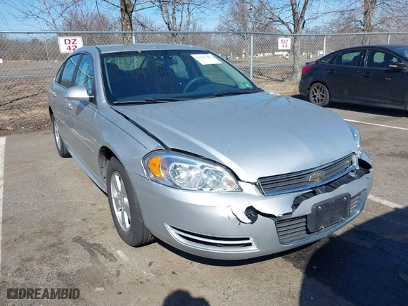 2009 Chevrolet Impala 3.5L LT with VIN 2G1WT57K791214855, listed as a IAAI auction lot 41767381 with NaN miles. Bid and sale history available at carsss.com. Image 6.