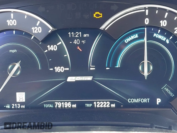 2019 BMW 5 Series 530e with VIN WBAJA9C53KB391999, listed as a IAAI auction lot 42311824 with 79,196 mi miles and . Bid and sale history available at DreamBid. Image 7.