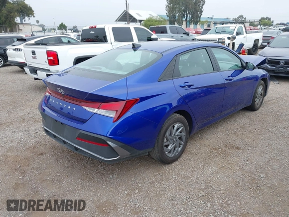 2024 Hyundai Elantra SEL with VIN KMHLM4DG0RU740634, listed as a IAAI auction lot 42478961 with 16,123 mi miles and . Bid and sale history available at DreamBid. Image 4.