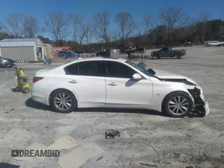 2016 Infiniti Q50 2.0t Premium with VIN JN1CV7AR5GM250084, listed as a IAAI auction lot 41601301 with 101,275 mi miles. Bid and sale history available at carsss.com. Image 13.