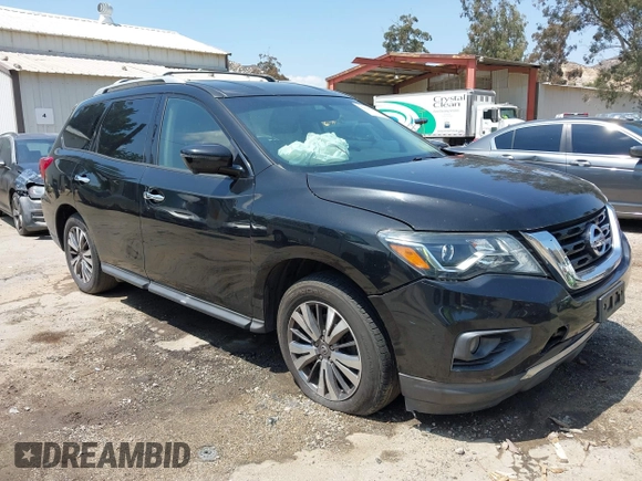 2018 Nissan Pathfinder SL z VIN 5N1DR2MN9JC620172, wystawiony jako IAAI lot #42095426 z przebiegiem 127 609 mil mil oraz . Historia ofert i sprzedaży dostępna na DreamBid. Obrazek 1.