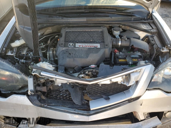 2011 Acura RDX with VIN 5J8TB1H2XBA000153, listed as a Copart auction lot 44355445 with 0 mi miles and Salvage Title. Bid and sale history available at carsss.com. Image 12.