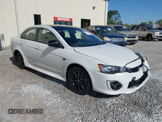 2017 Mitsubishi Lancer ES with VIN JA32U2FU2HU013922, listed as a IAAI auction lot 42021535 with 91,007 mi miles. Bid and sale history available at carsss.com. Image 1.