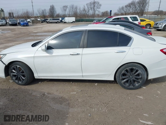 2013 Honda Accord Sdn EX-L with VIN 1HGCR2F83DA275519, listed as a IAAI auction lot 41691149 with 156,334 mi miles. Bid and sale history available at carsss.com. Image 14.