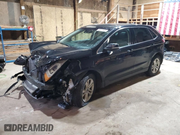 2020 Ford Edge SEL with VIN 2FMPK4J97LBA09841, listed as a Copart auction lot 89377405 with 48,618 mi miles and Salvage Title. Bid and sale history available at carsss.com. Image 1.