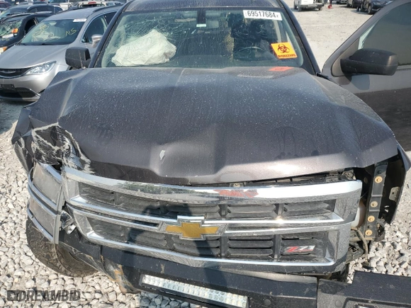 2014 Chevrolet Silverado 1500 LT with VIN 1GCRCREH8EZ371928, listed as a Copart auction lot 69517684 with 0 mi miles and Salvage Title. Bid and sale history available at carsss.com. Image 12.