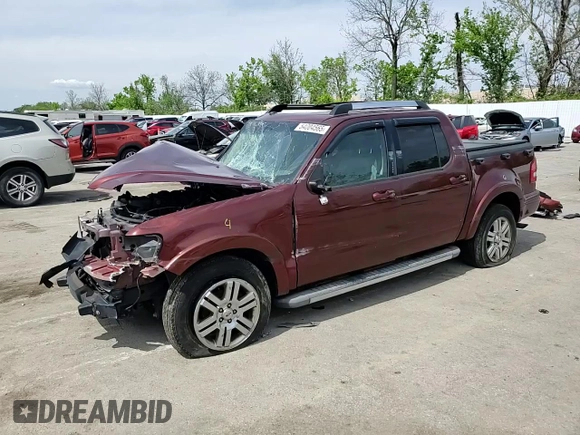 2010 Ford Explorer Sport Trac Limited with VIN 1FMEU5D83AUA56947, listed as a Copart auction lot 54004565 with Not provided miles and Salvage title. Bid and sale history available at DreamBid. Image 13.