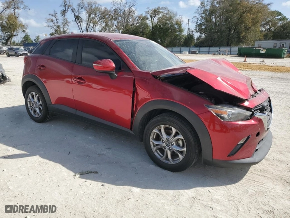 2019 Mazda CX-3 Sport with VIN JM1DKDB77K1454546, listed as a Copart auction lot 47583085 with 87,547 mi miles and Salvage Title. Bid and sale history available at carsss.com. Image 4.