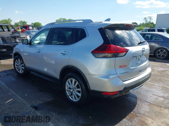 2019 Nissan Rogue SV with VIN KNMAT2MT2KP530752, listed as a IAAI auction lot 41989426 with 126,439 mi miles and . Bid and sale history available at DreamBid. Image 3.