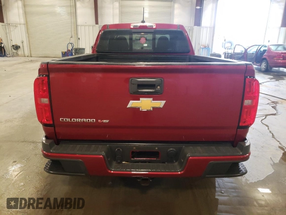 2017 Chevrolet Colorado 4WD Z71 with VIN 1GCHTDEN0H1195822, listed as a Copart auction lot 76868404 with 88,498 mi miles and Salvage Title. Bid and sale history available at carsss.com. Image 6.