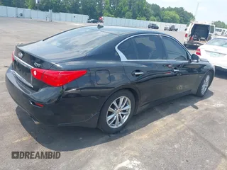 2017 Infiniti Q50 Premium with VIN JN1EV7AP3HM742556, listed as a IAAI auction lot 42416794 with 114,631 mi miles and . Bid and sale history available at DreamBid. Image 4.