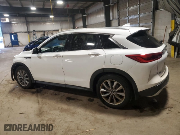 2021 Infiniti QX50 Luxe с VIN 3PCAJ5BBXMF110378, выставлен на аукционе Copart как лот 58391345 с пробегом 51 090 миль миль и Списание • Salvage title. История ставок и продаж доступна на DreamBid. Изображение 2.