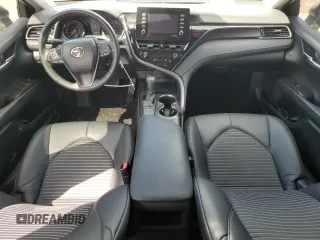 2023 Toyota Camry SE with VIN 4T1G11AKXPU767953, listed as a Copart auction lot 50728415 with 63,249 mi miles and Salvage Title. Bid and sale history available at DreamBid. Image 8.