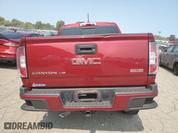 2018 GMC Canyon 4WD All Terrain w/Cloth with VIN 1GTG6CEN5J1265883, listed as a Copart auction lot 70927694 with 66,179 mi miles and Salvage Title. Bid and sale history available at carsss.com. Image 6.
