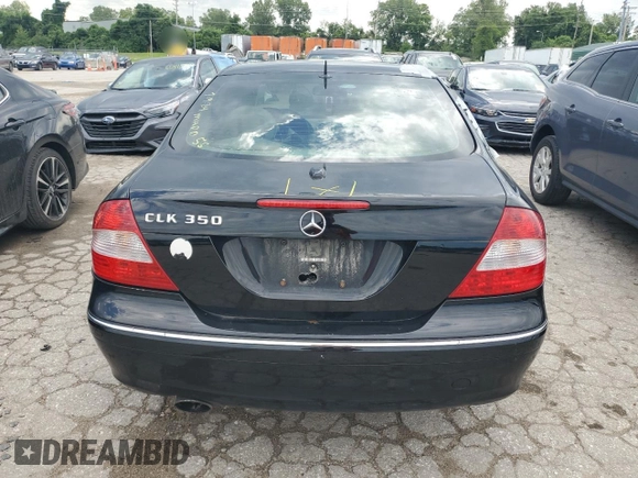 2006 Mercedes-Benz CLK 350 with VIN WDBTJ56H36F192927, listed as a Copart auction lot 53328225 with Not Provided miles and Non Repairable. Bid and sale history available at DreamBid. Image 6.