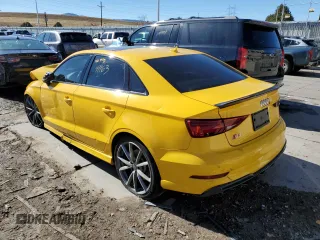 2017 Audi S3 Premium Plus with VIN WAUB1GFF0H1060289, listed as a Copart auction lot 65101602 with 41,163 mi miles. Bid and sale history available at carsss.com. Image 3.