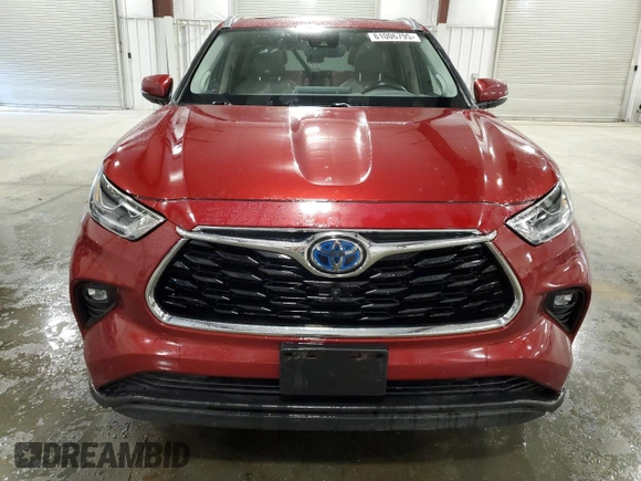 2020 Toyota Highlander Hybrid Limited with VIN 5TDXBRCH8LS009965, listed as a Copart auction lot 61006795 with 98,970 mi miles and Salvage title. Bid and sale history available at DreamBid. Image 5.