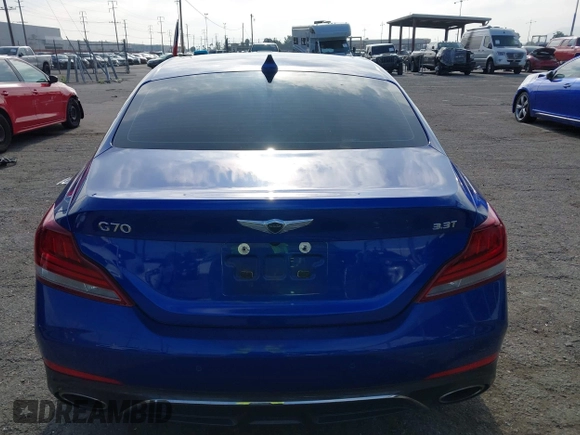 2019 Genesis G70 Advanced with VIN KMTG74LE4KU032620, listed as a IAAI auction lot 42211639 with 59,132 mi miles and . Bid and sale history available at DreamBid. Image 16.