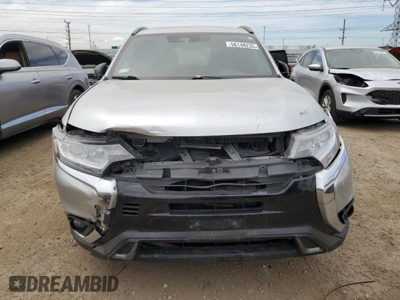 2020 Mitsubishi Outlander SE with VIN JA4AD3A35LZ041172, listed as a Copart auction lot 56148235 with 78,141 mi miles and Salvage title. Bid and sale history available at DreamBid. Image 5.