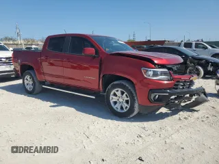 2021 Chevrolet Colorado 2WD LT с VIN 1GCGSCEN3M1147668, выставлен на аукционе Copart как лот 53610805 с пробегом 41 329 миль миль и На запчасти • Non repairable. История ставок и продаж доступна на DreamBid. Изображение 4.