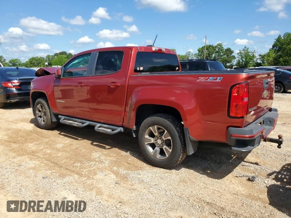 2015 Chevrolet Colorado 2WD Z71 with VIN 1GCGSCE35F1186280, listed as a Copart auction lot 56596115 with 123,041 mi miles and Salvage title. Bid and sale history available at DreamBid. Image 2.