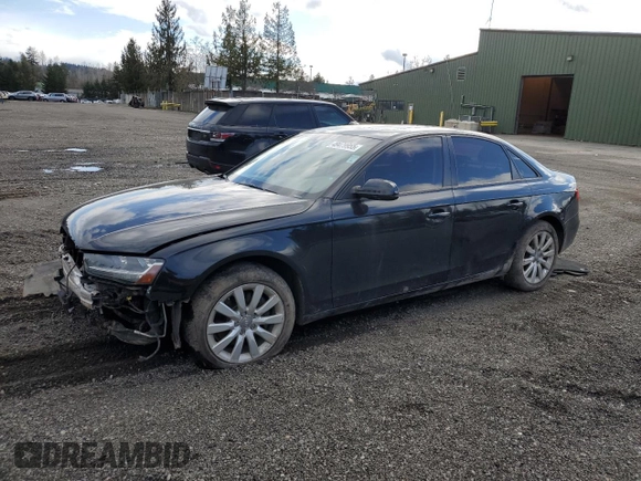 2013 Audi A4 Premium with VIN WAUAFAFL6DA159970, listed as a Copart auction lot 49479955 with 103,703 mi miles and Salvage Title. Bid and sale history available at carsss.com. Image 1.