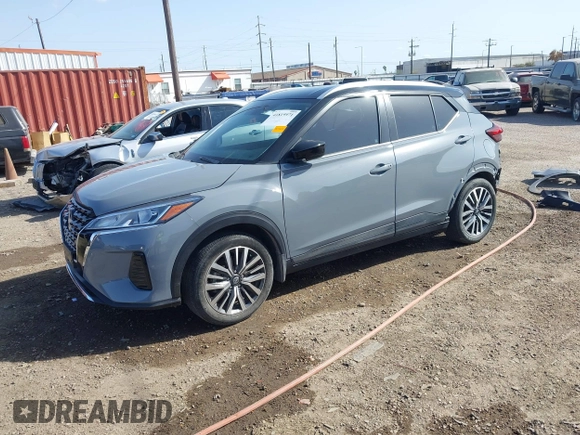 2024 Nissan Kicks SV with VIN 3N1CP5CV7RL484703, listed as a IAAI auction lot 41815971 with 20,961 mi miles. Bid and sale history available at carsss.com. Image 19.