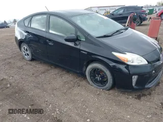 2013 Toyota Prius One with VIN JTDKN3DU9D5555689, listed as a IAAI auction lot 42041510 with 116,597 mi miles. Bid and sale history available at carsss.com. Image 1.