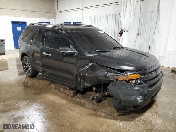 2013 Ford Explorer Sport with VIN 1FM5K8GTXDGC03727, listed as a Copart auction lot 49154785 with 143,329 mi miles and Salvage Title. Bid and sale history available at carsss.com. Image 4.