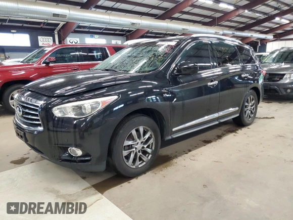 2015 Infiniti QX60 with VIN 5N1AL0MM3FC549669, listed as a Copart auction lot 58195395 with 163,690 mi miles and Clean title. Bid and sale history available at DreamBid. Image 1.