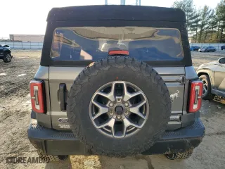 2024 Ford Bronco Badlands with VIN 1FMEE9BP1RLA55327, listed as a Copart auction lot 42149455 with 6,767 mi miles and Salvage Title. Bid and sale history available at carsss.com. Image 6.