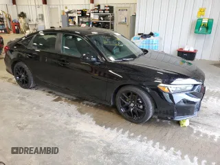 2025 Honda Civic Sport with VIN 2HGFE2F50SH525375, listed as a Copart auction lot 55167865 with 6,949 mi miles and Salvage title. Bid and sale history available at DreamBid. Image 4.