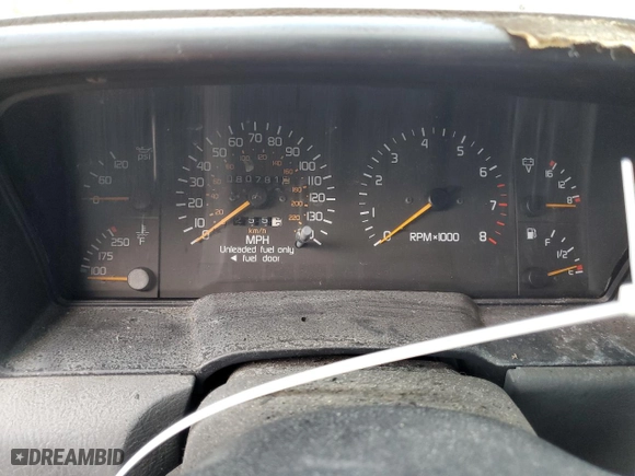 1991 Mercury Capri with VIN 6MPCT01Z7M8603304, listed as a Copart auction lot 42579765 with 80,781 mi miles and Clean Title. Bid and sale history available at carsss.com. Image 9.